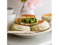 平底鍋版本！松軟易上手的抹茶夾心小餅！